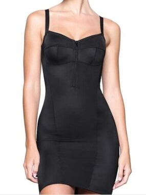 Skims Glam Slip Bustier Dress